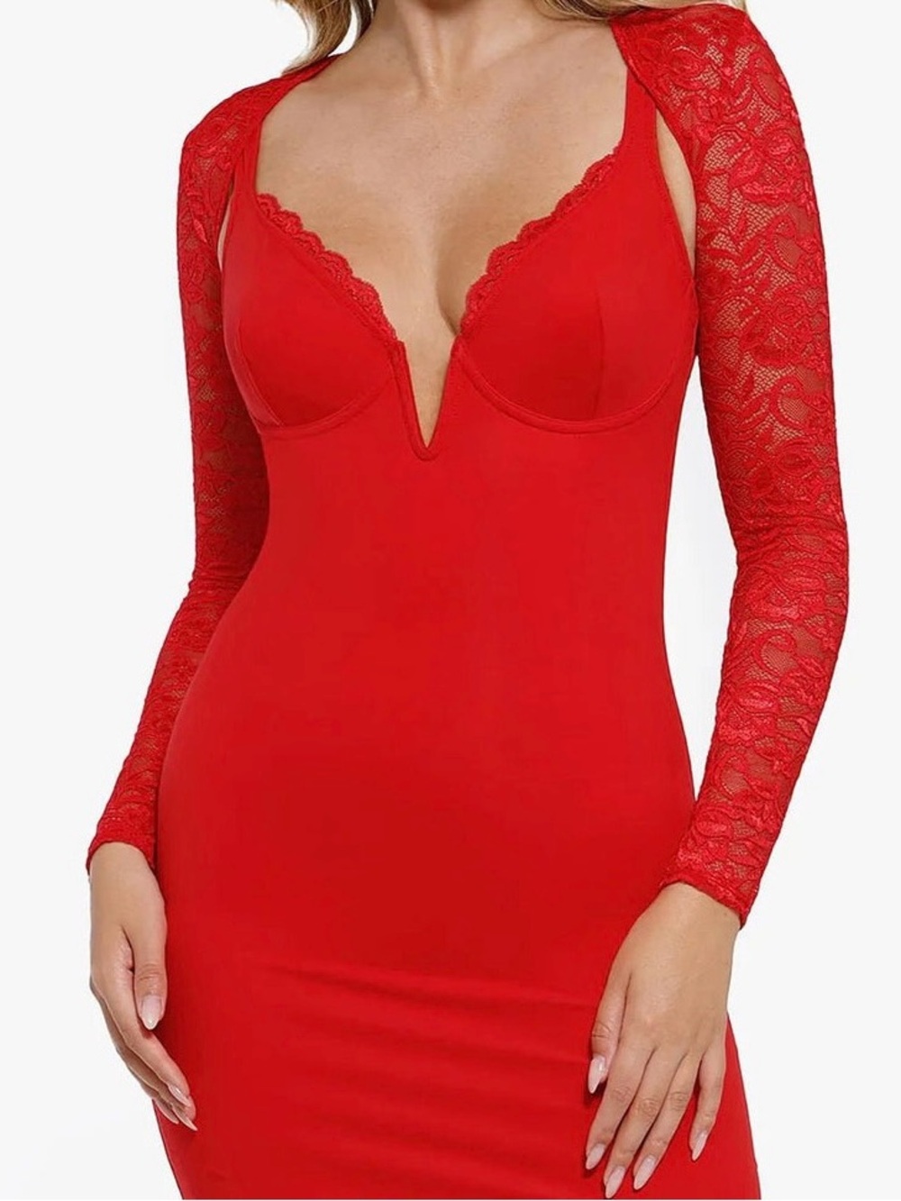 Women Popilush Lace Long Sleeve Shrug